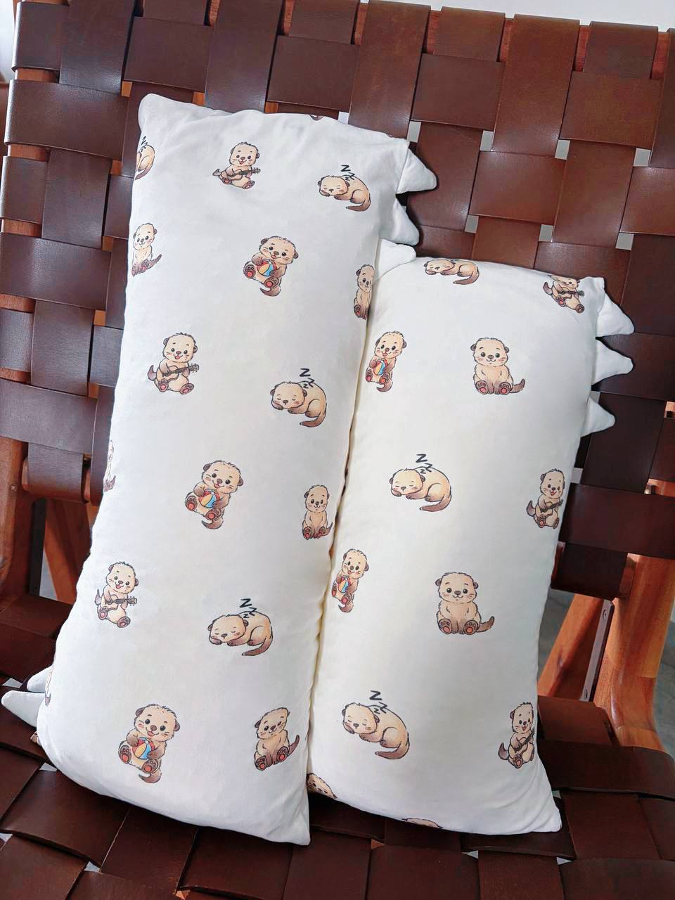 Ergonomic Tencel body bolster pillow size M and L supportive for side sleepers and adults
